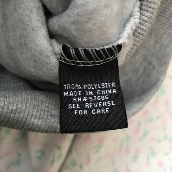 New Look Long Sleeve Short Cropped Pullover Hoodie M Light Grey Sweater Top - Picture 10 of 11